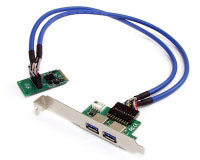 Startech.com Tarjeta Adaptadora Mini PCI Express SuperSpeed USB 3.0 de 2 Puertos  (MPEXUSB3S2)